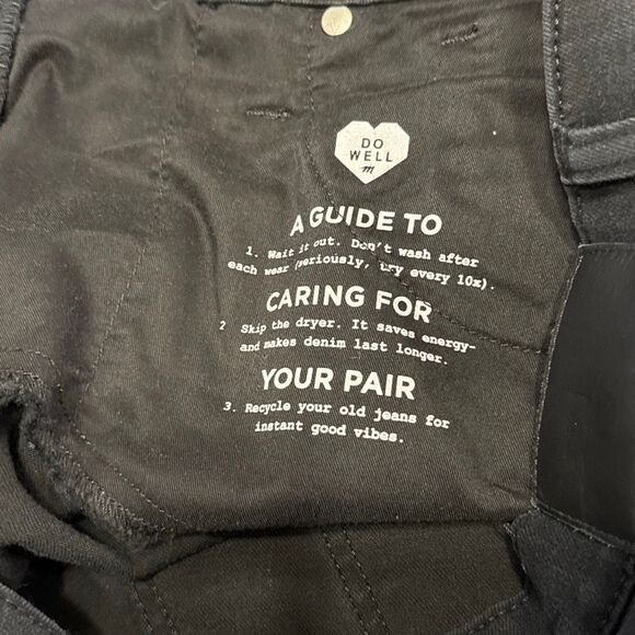 Madewell Black High Waisted Rise Skinny Jeans Women’s 32 - Picture 9 of 9